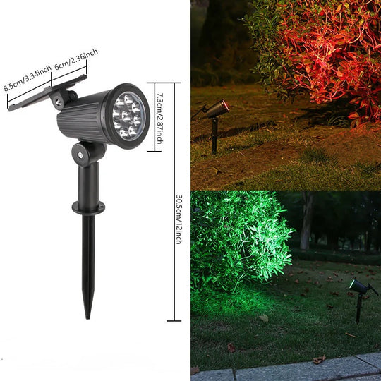 Tuinlamp Solar 9 LED-kleuren Voor Buitenverlichting Op Zonne-energie 6