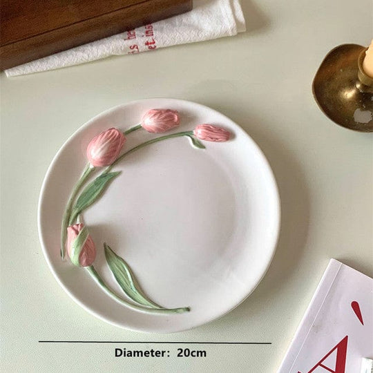 Tulpenbord Handbeschilderd Voor Feestelijke Gelegenheden 0