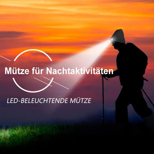 Unisex Beanie met Afneembare LED-koplamp en Modieuze Gebreide Structuur 7
