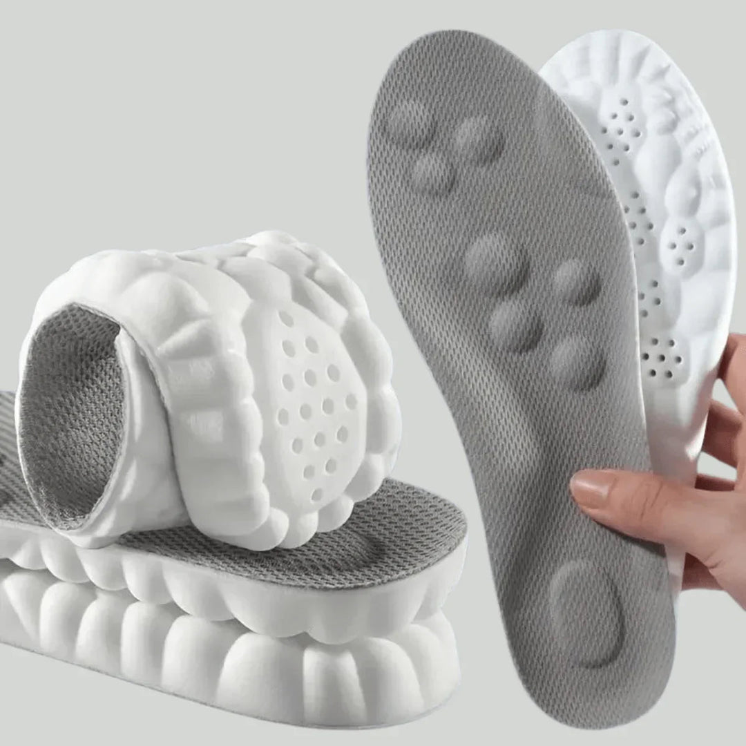 Unisex Inlegzolen 4D FlexiFit voor Comfort en Ondersteuning 1