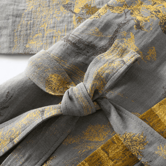 Unisex Kimono Badjas Retro Stijl voor Thuis en Spa 3