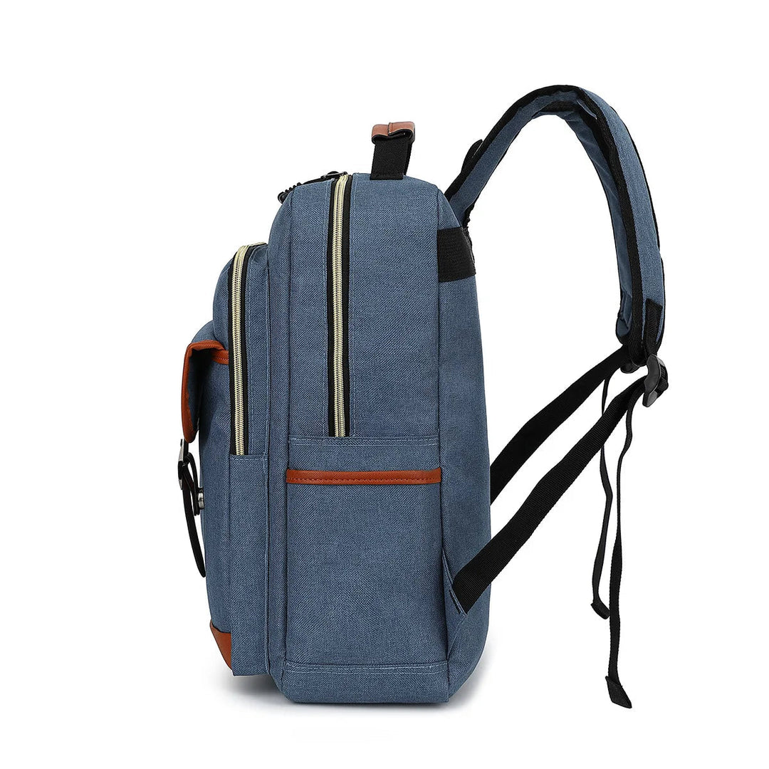 Unisex Laptop Rugzak Waterdicht Vintage Met Laptopvak 2