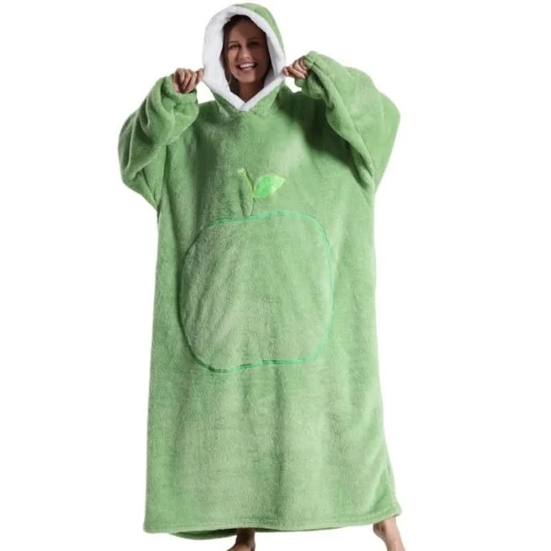 Unisex Oversized Fleece Hoodie voor Comfortabele Ontspanning 14