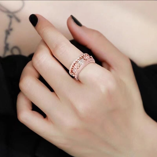 Unisex Roterende Ring Modern Design 7