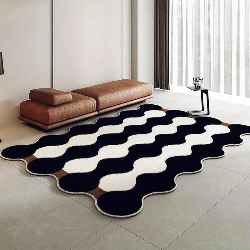 Vloerkleed Abstract Golvend Modern Design voor Woonkamer en Slaapkamer 1