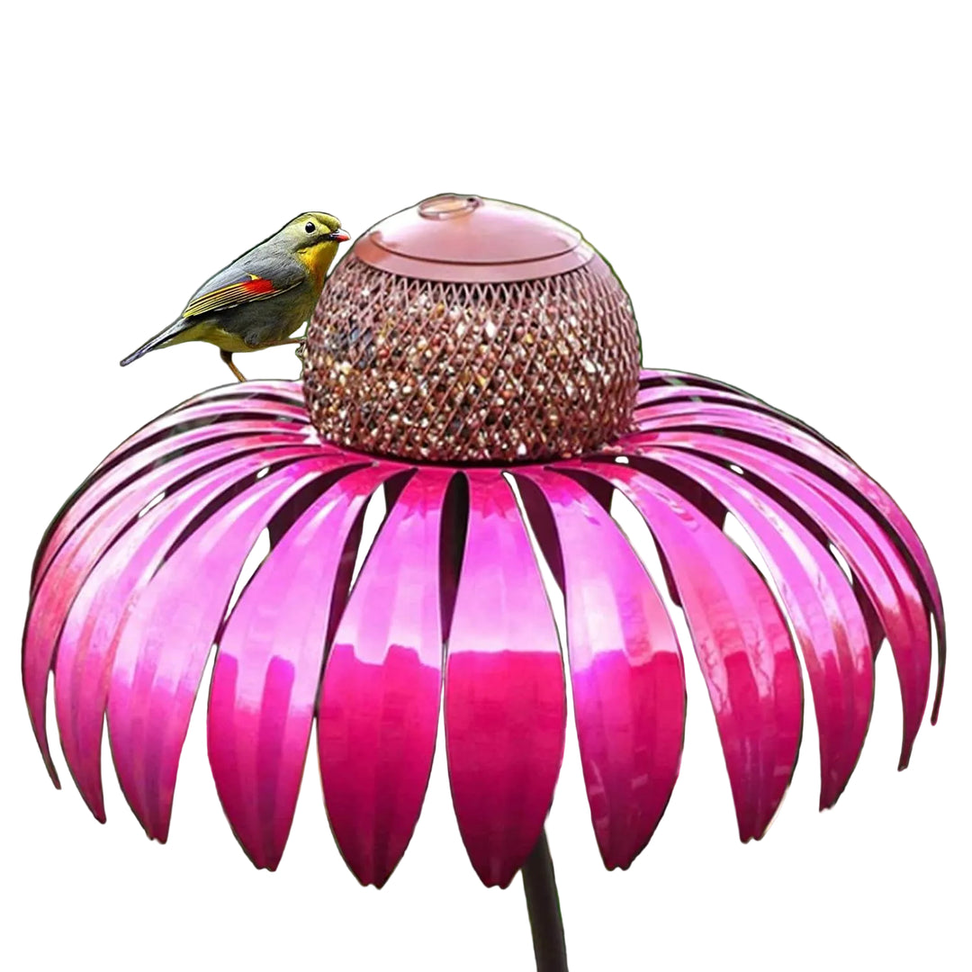 Vogelhuisje Bloemvormig voor Tuin Decoratie 0