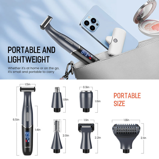 Vrouwelijke Elektrische Epilator Multifunctioneel Scheerapparaat 4