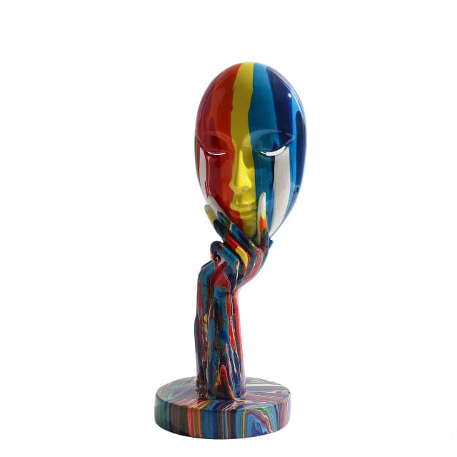 Vrouwelijke Kunstdecoratie Masker Modern 0