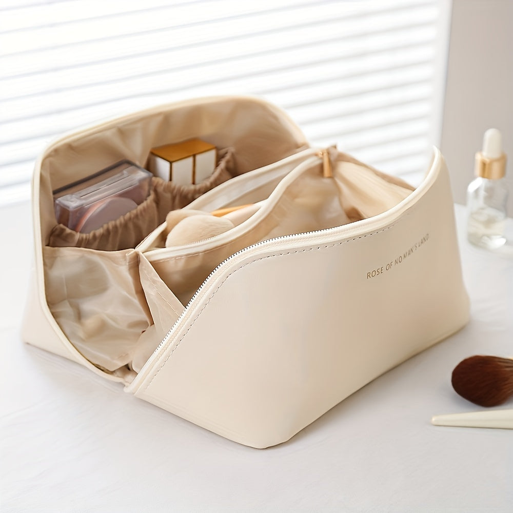Vrouwen Make-up Organizer Met Ritssluiting Compact Design 9