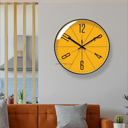 Wandklok Scandinavisch Minimalistisch Retro Design 4