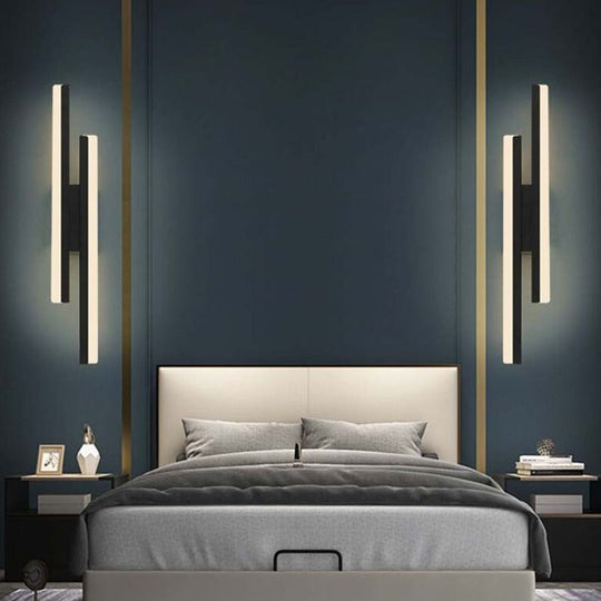 Wandlamp Zwart LED Minimalistisch Ontwerp voor Binnenverlichting 1