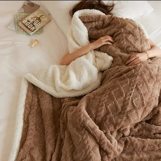 Wollen Deken Omkeerbaar voor Winterwarmte en Comfort 0