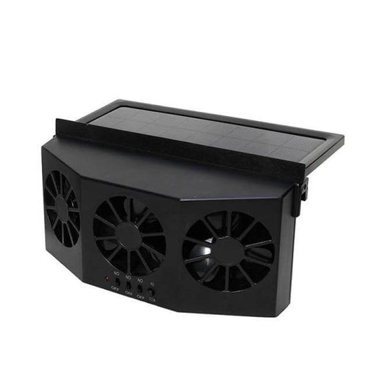 Zonne-energie Auto Ventilator Voor Efficiënte Luchtcirculatie 0