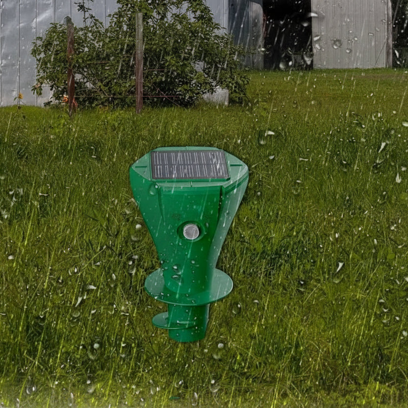 Zonne-energie Mollenverjager met Drie Trillingsmodi voor Tuin 5
