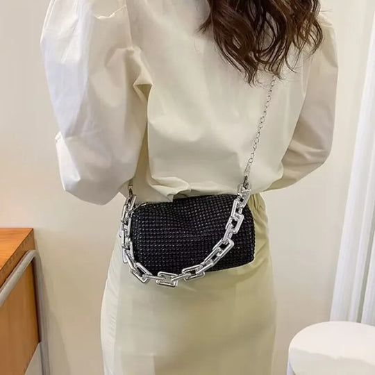 Allover Strass Bucket Bag