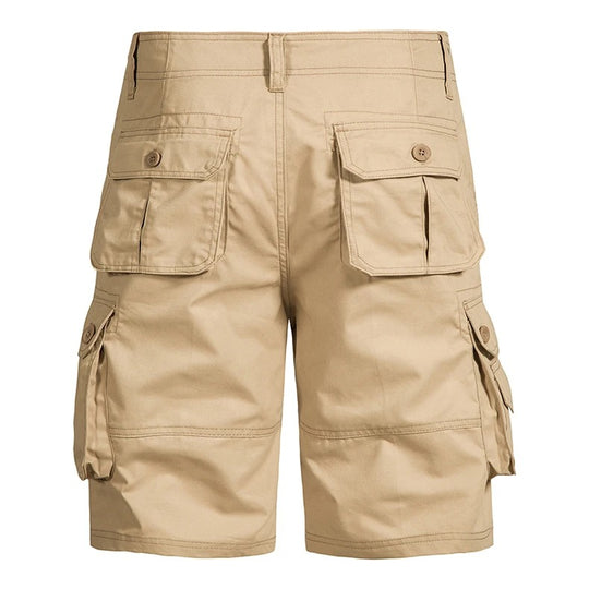 Katoenen zomerse cargoshort voor heren