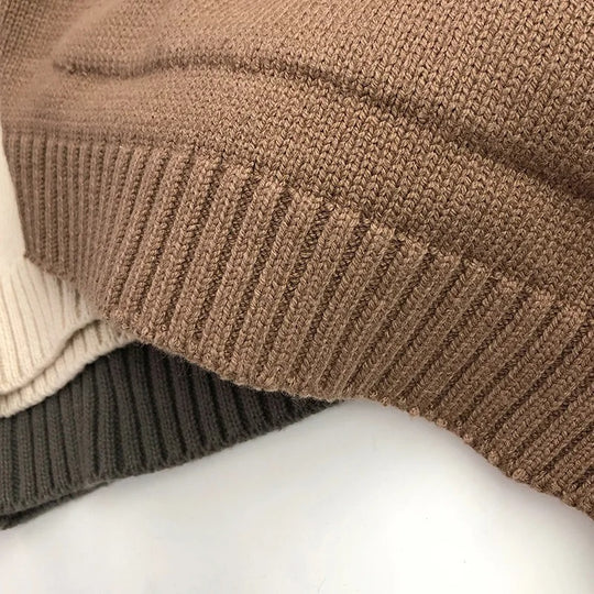 Gebreide hoodie met voorzak voor kinderen