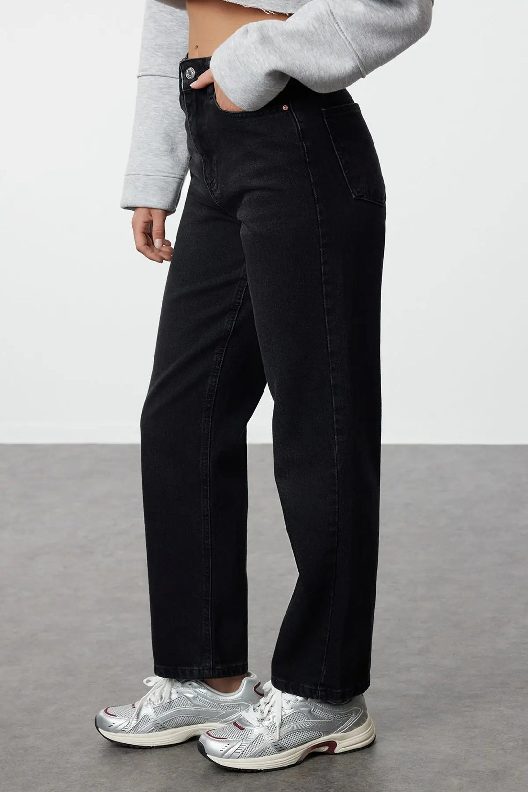 Rechte denimbroek voor dames