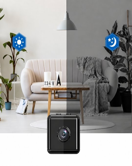 Draadloze Mini Beveiligingscamera 1080P voor Binnen en Buiten