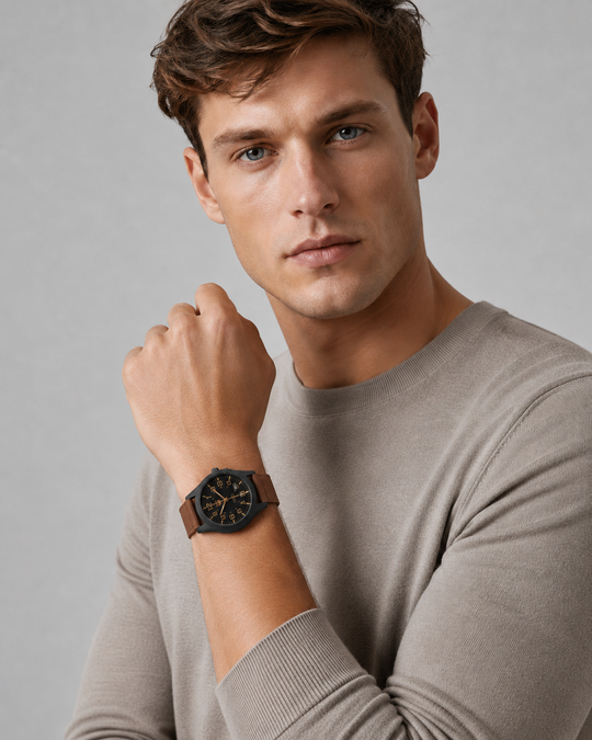Heren Militair Horloge Tactisch Robuust met Stopwatch en Nachtverlichting