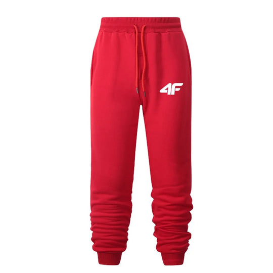 Heren fitness joggingbroek met print