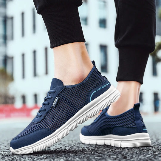 Lichtgewicht mesh sneakers voor heren