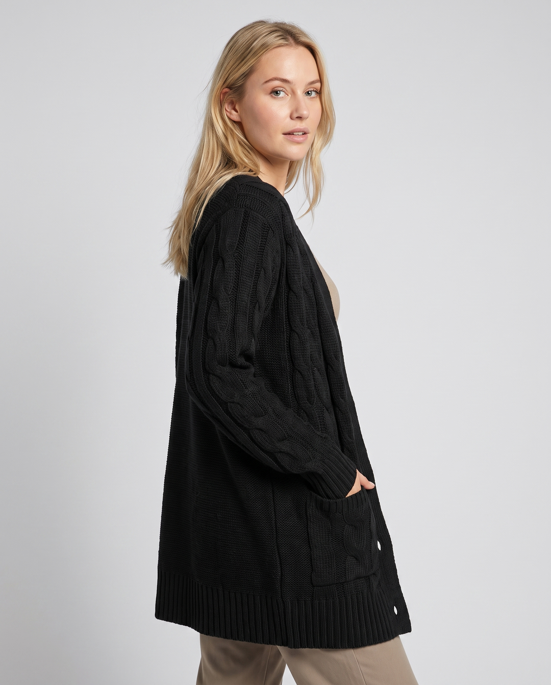 Dames Vest Lange Mouwen Casual
