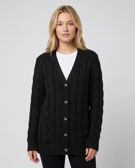 Dames Vest Lange Mouwen Casual