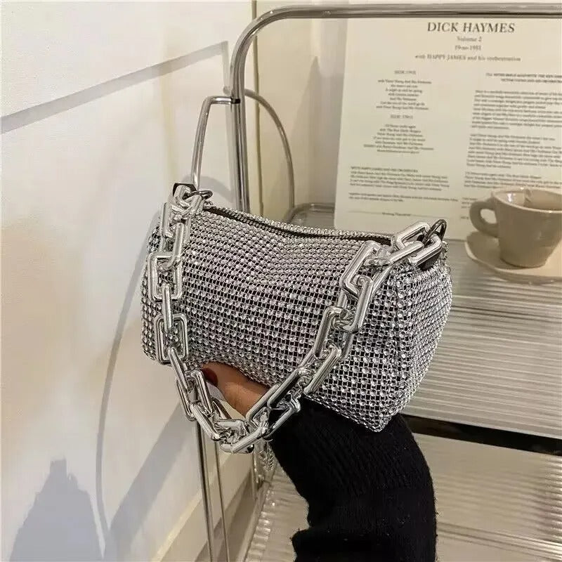 Allover Strass Bucket Bag