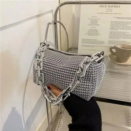 Allover Strass Bucket Bag