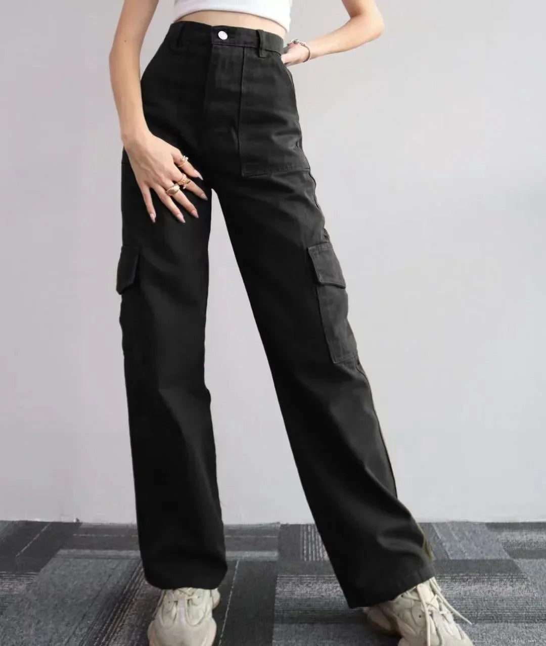 Multi Pocket Cargobroek voor dames