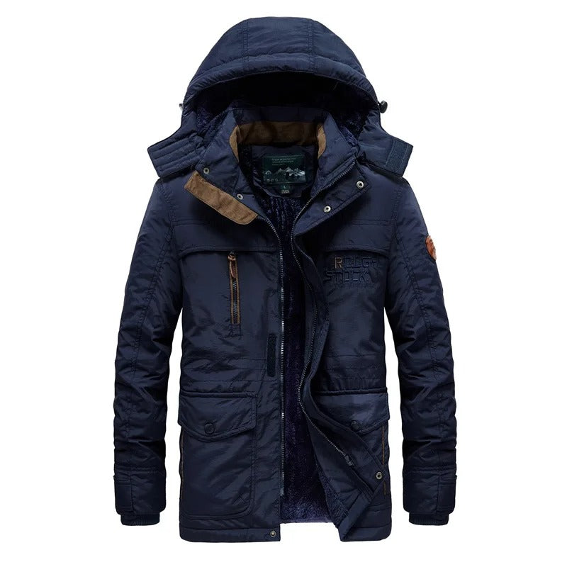 Heren Grote Maat Multi-pocket Jas