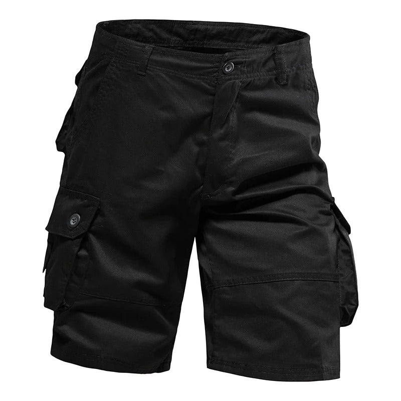 Katoenen zomerse cargoshort voor heren