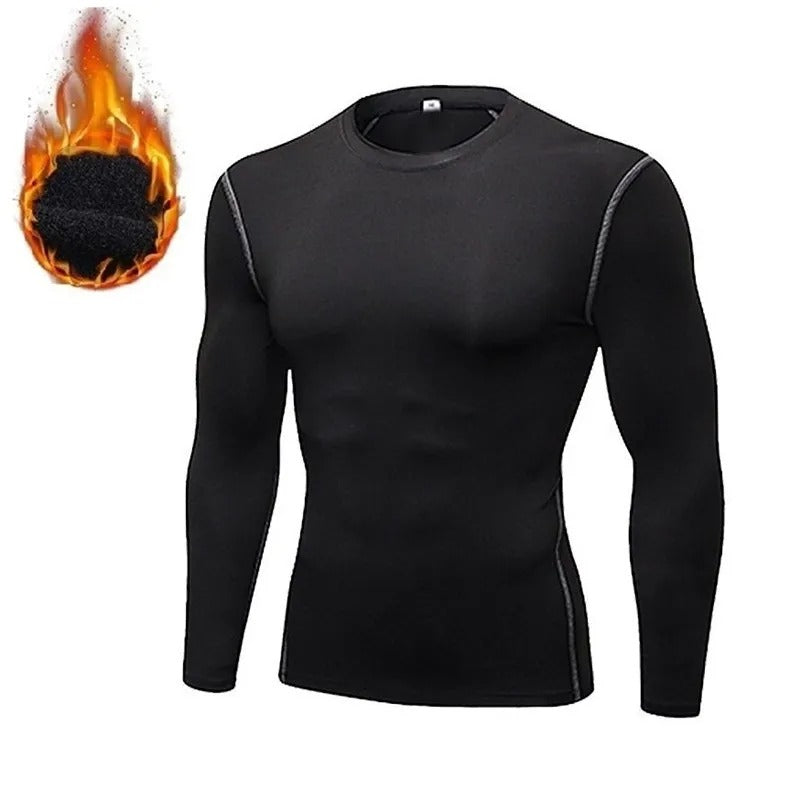 Elastische compressie-ondershirts voor heren