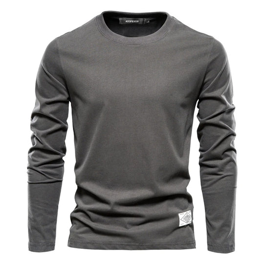 Herenklassiek T-shirt met lange mouwen