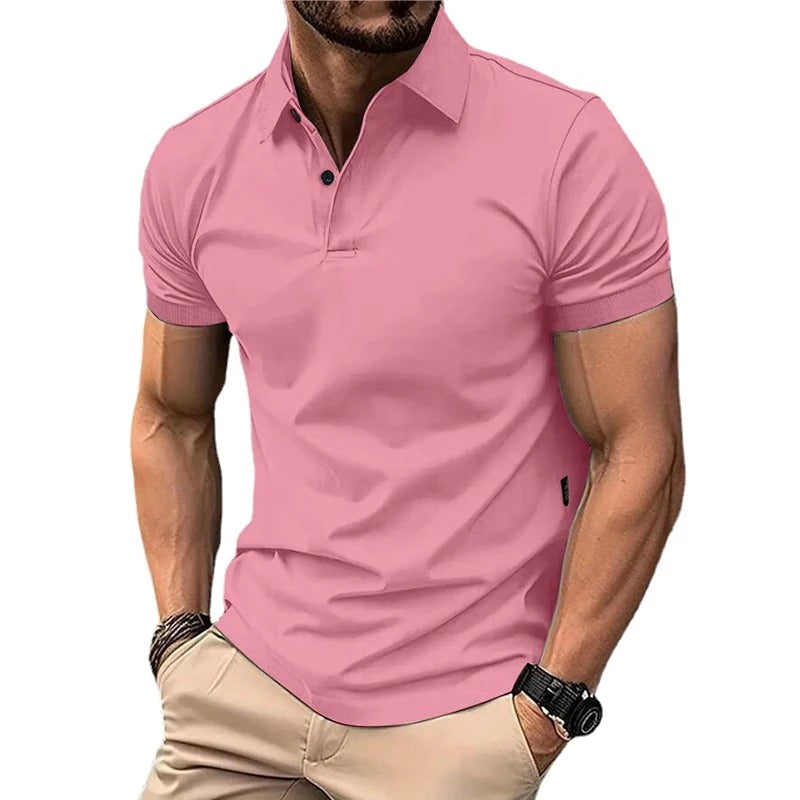 Lichtgewicht casual poloshirt voor heren