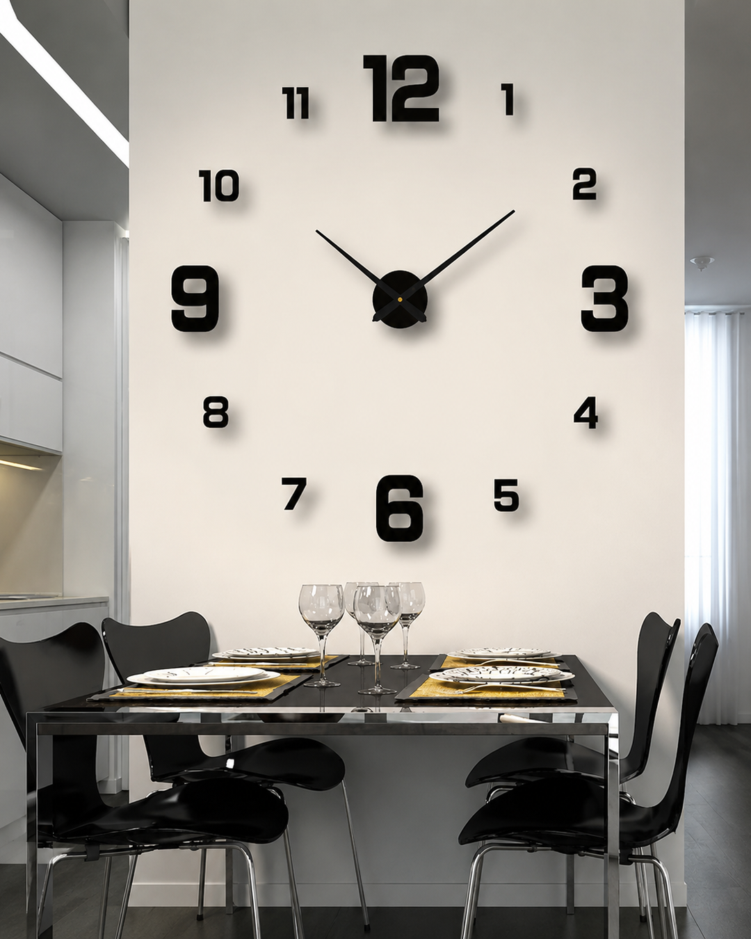 Wandklok Creatief Design Modern