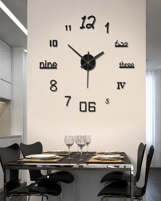 Wandklok Creatief Design Modern