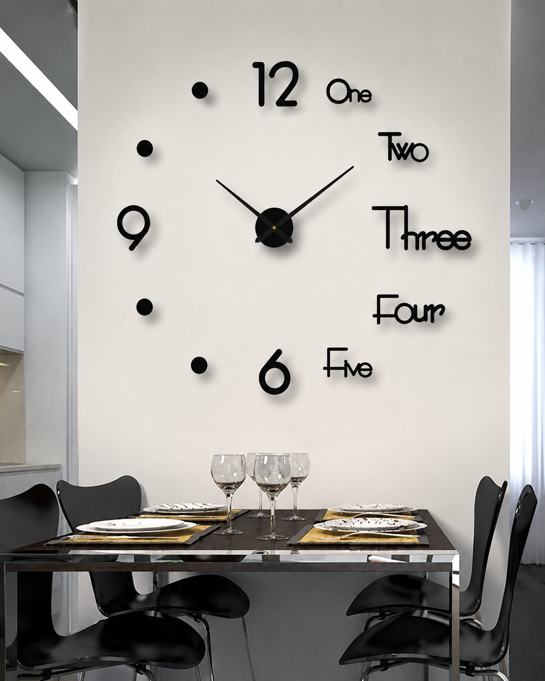 Wandklok Creatief Design Modern