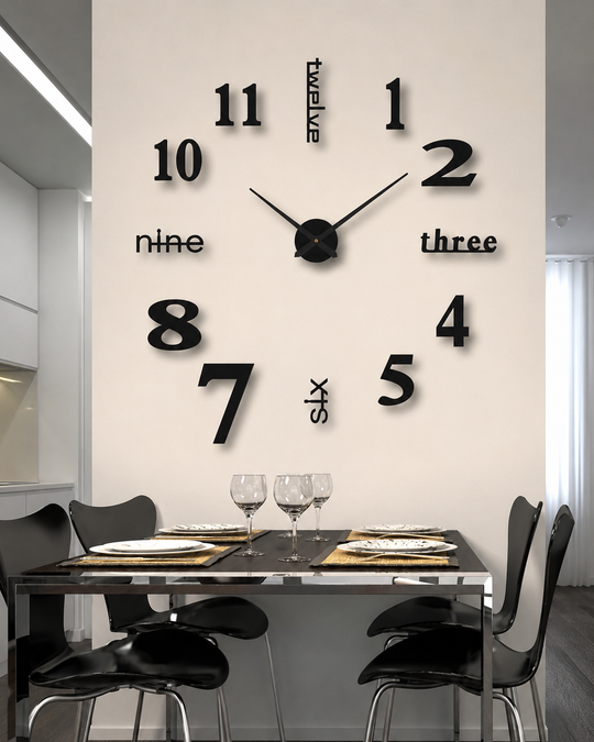 Wandklok Creatief Design Modern