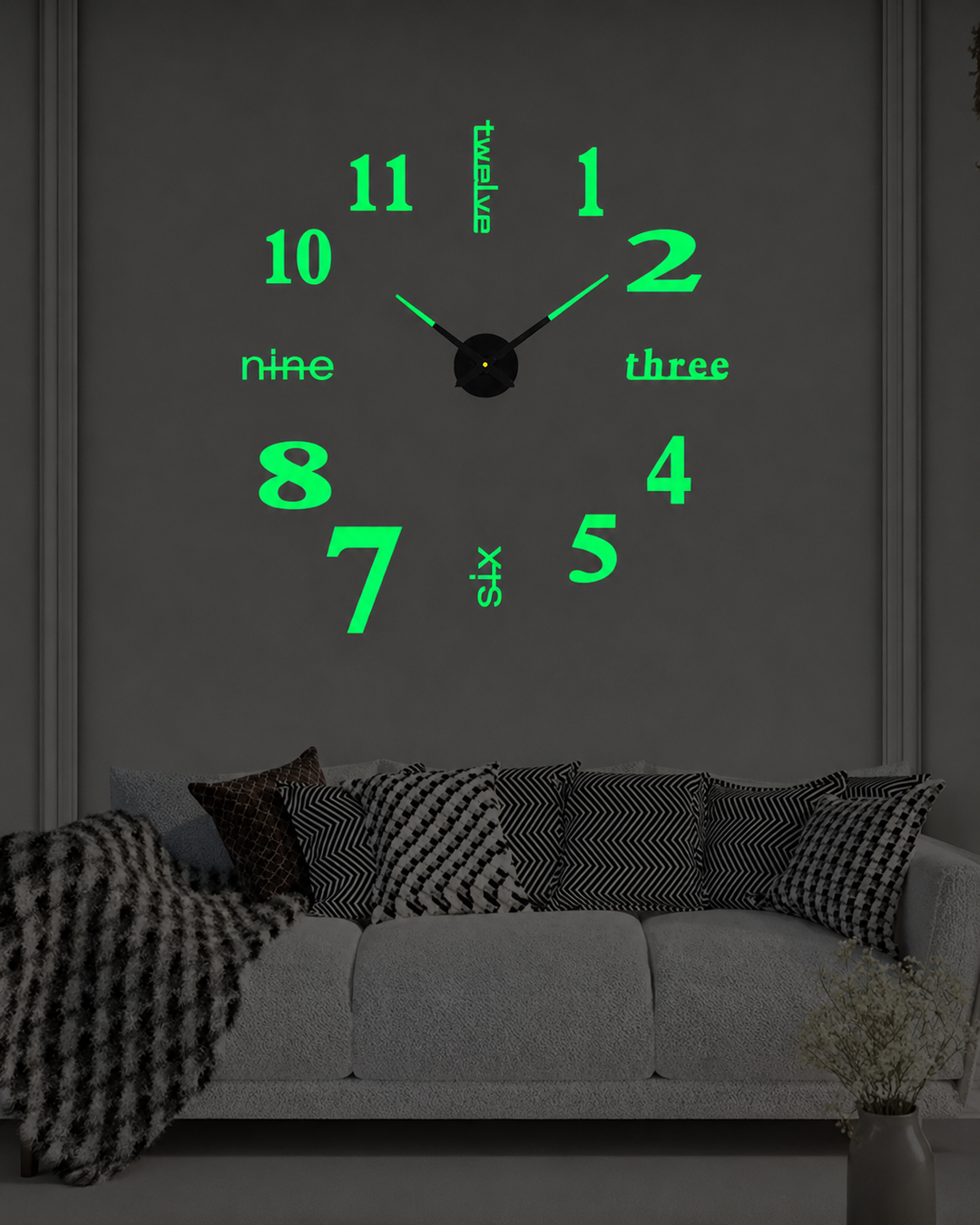Wandklok Creatief Design Modern