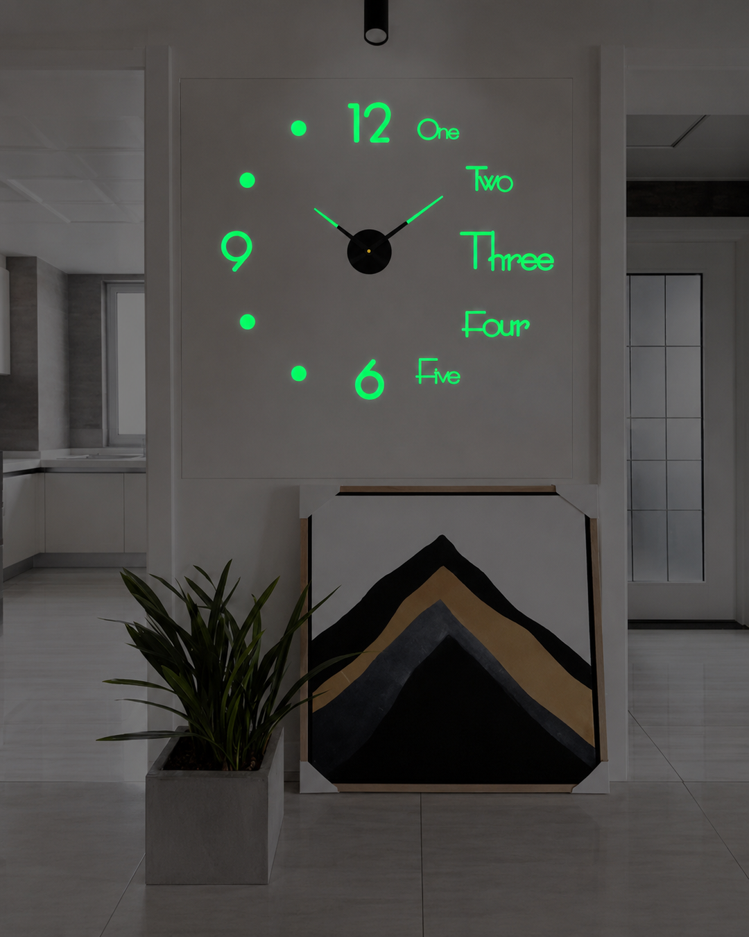 Wandklok Creatief Design Modern