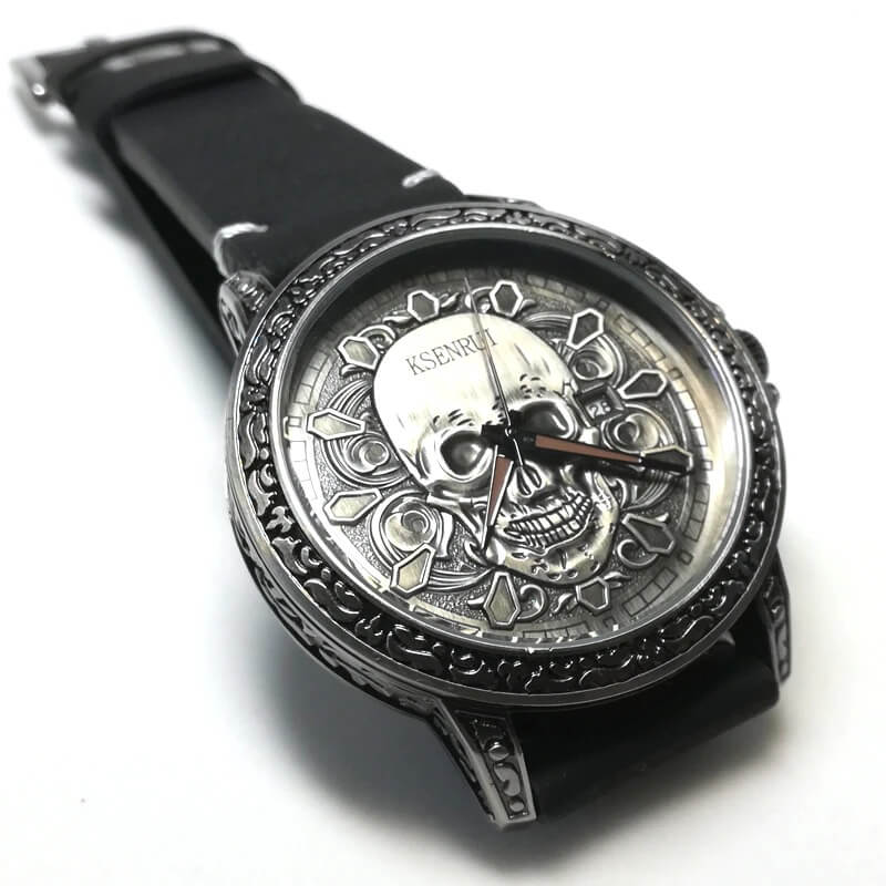 Schedel Gezicht Horloge Belleza