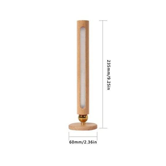 LED 360° draaibare houten wandlamp
