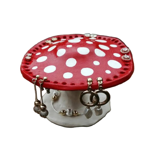 Paddestoel juwelen houder