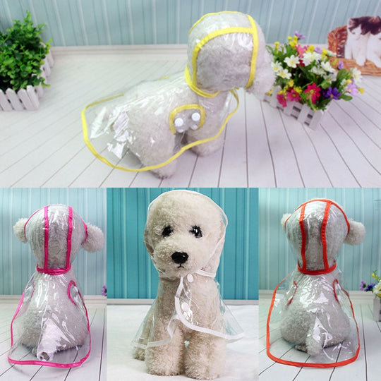 Hond Waterdichte Transparante Regenjas