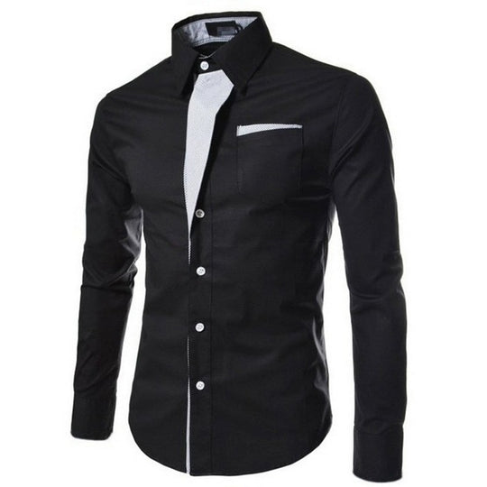 Heren Slim Fit Lange Mouwen Belleza