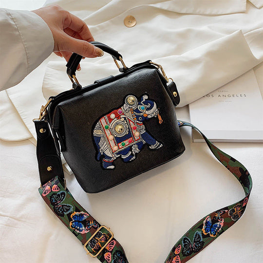 Mandala Geborduurde Tas