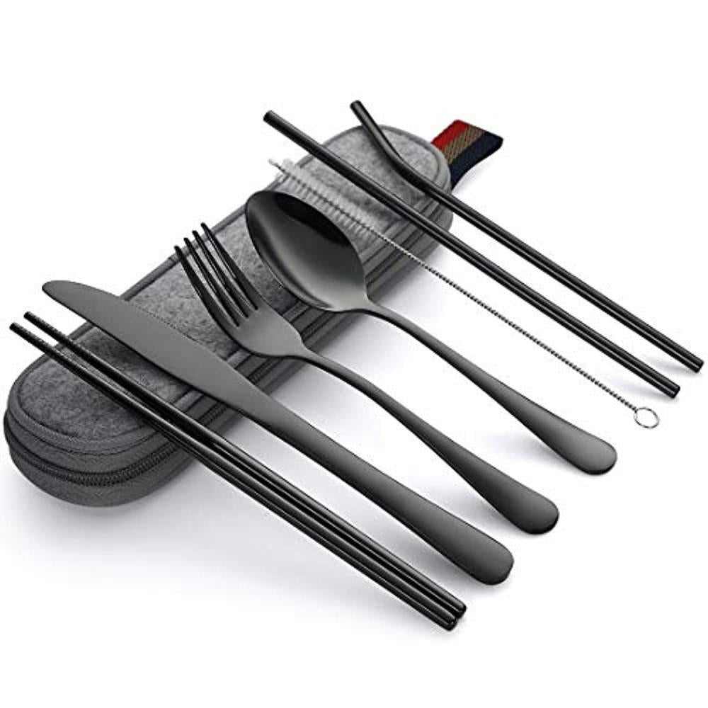 Herbruikbare Reisbestek Set