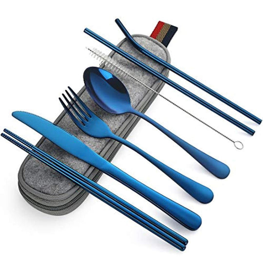 Herbruikbare Reisbestek Set